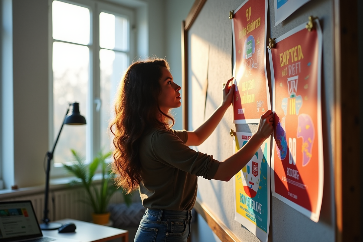 Rendre une affiche attractive : techniques et astuces essentielles